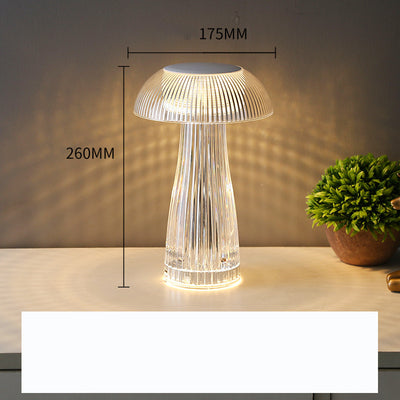 Creative Crystal Lamp Jellyfish Table Lamp Light Luxury Touch Decoration Home Decor