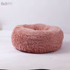 Small Dogs Round Plush Cat Litter Kennel Pet Nest Mat Puppy Beds