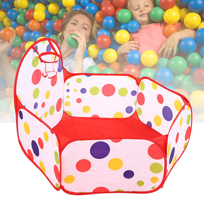 Portable Cartoon Children Toy Tents Baby Balls Pool Pop Up Kid Outdoors Tent(120cm basket)