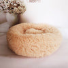 Small Dogs Round Plush Cat Litter Kennel Pet Nest Mat Puppy Beds